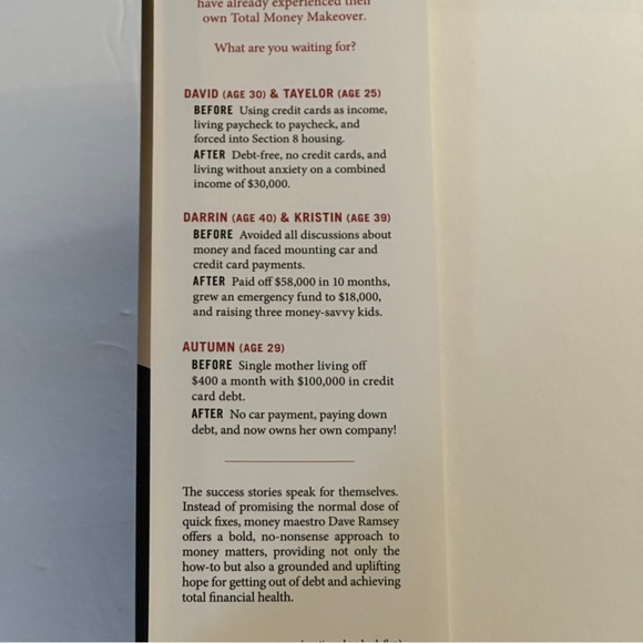 The Total Money Makeover by Dave Ramsey | Classic Edition | Hardcover Book - Picture 7 of 10